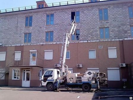 Мини автобетононасос стрела до 15 метров