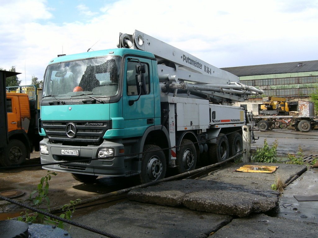 Аренда автобетононасоса Putzmeister M36-4