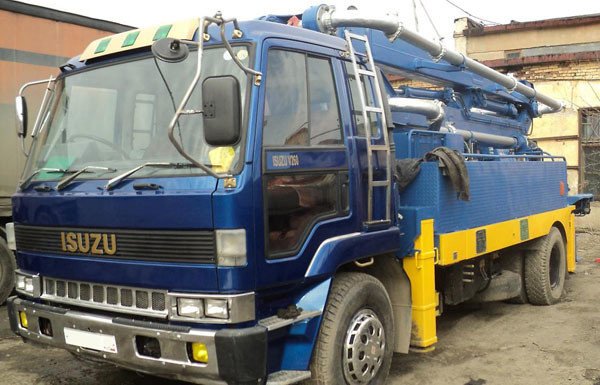 Аренда бетононасоса ISUZU