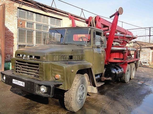 Аренда бетононасоса Краз