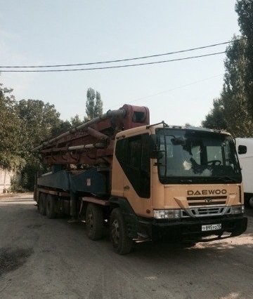 Услуги автобетононасоса 43м