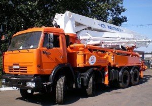 Услуги автобетононасоса от собственника спецтехники