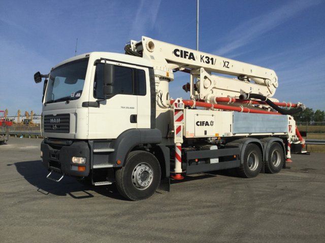 Заказ бетононасоса 31 метр CIFA K31 XZ
