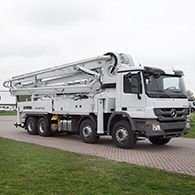 Аренда бетононасоса mercedes schwing