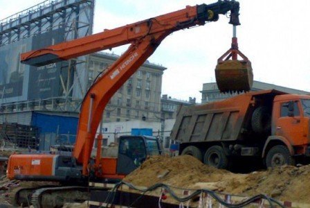 Услуги экскаватора с гидроножницами для резки металла