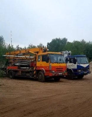 Услуги подачи бетона | Стрела 25 метров
