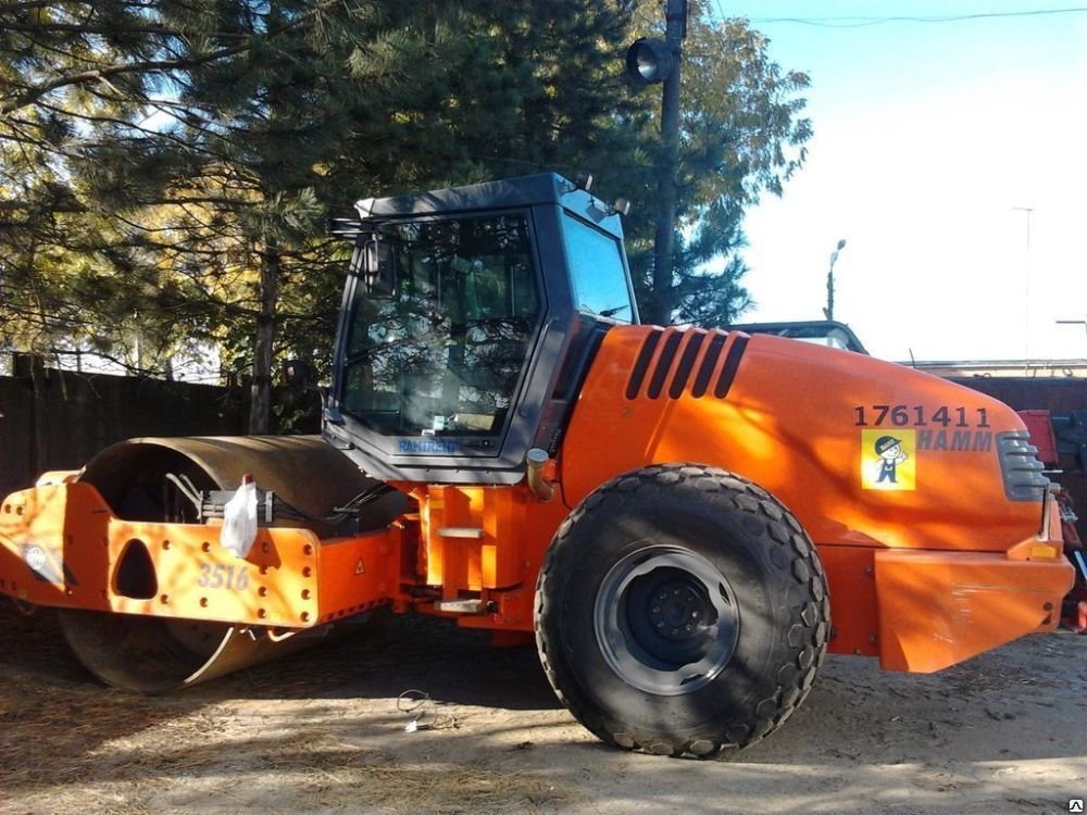 Аренда катка, услуги катка грунтовых, вибро