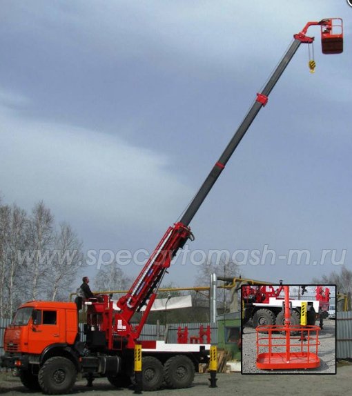 Аренда телескопической автовышки