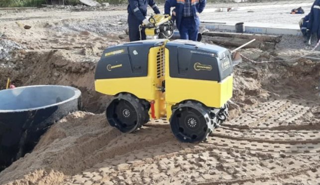 Аренда двухвальцового катка Bomag BMP 8500 выгодно