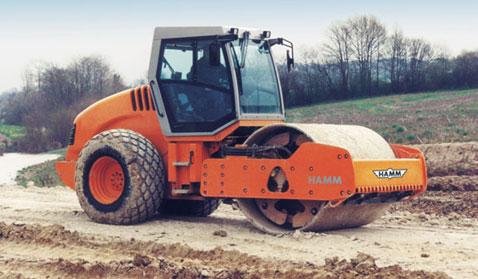 В аренду дорожный каток HAMM-2520D
