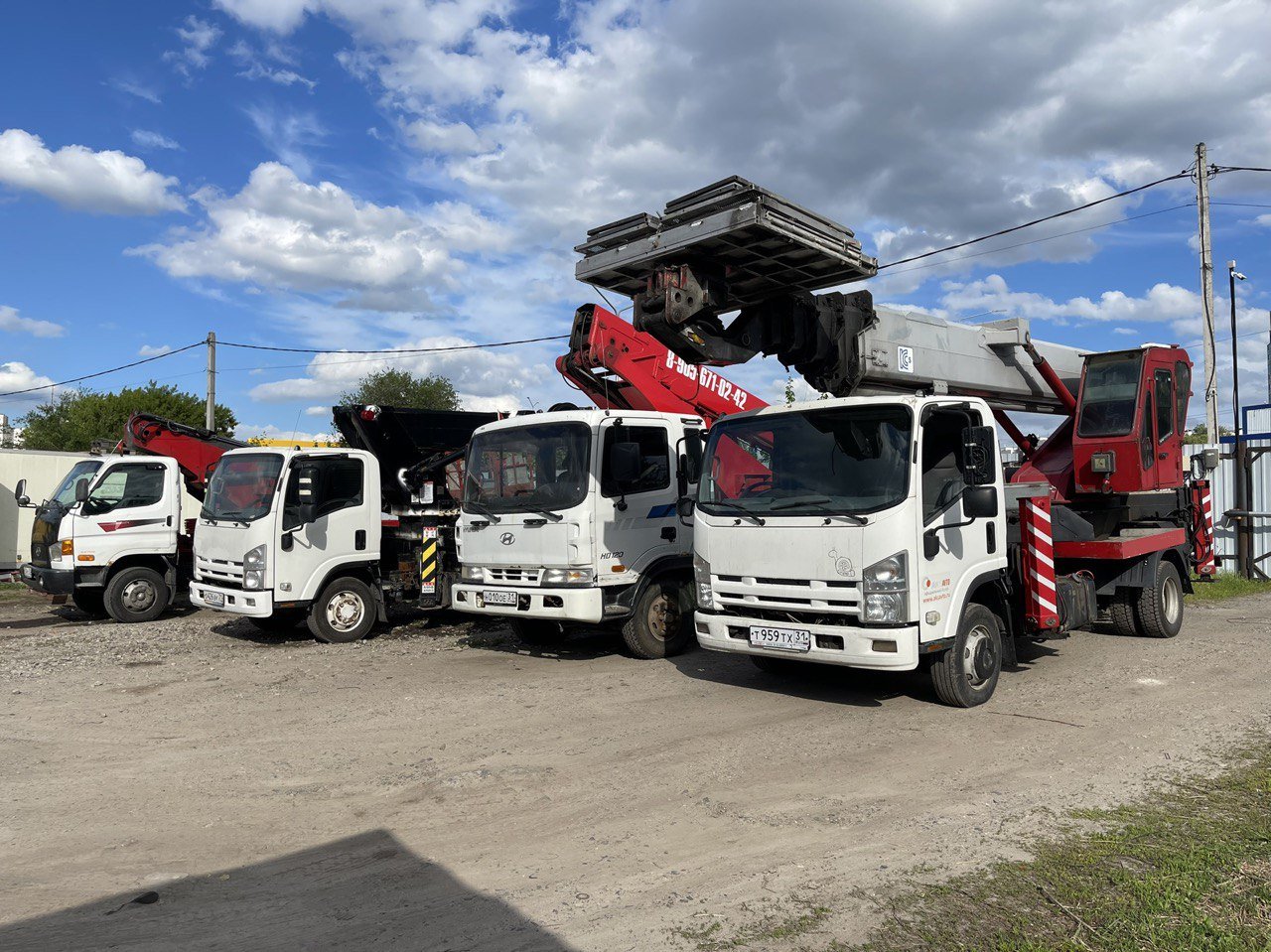 Аренда Автовышки 21, 24, 28, 32, 37 и 45 метров