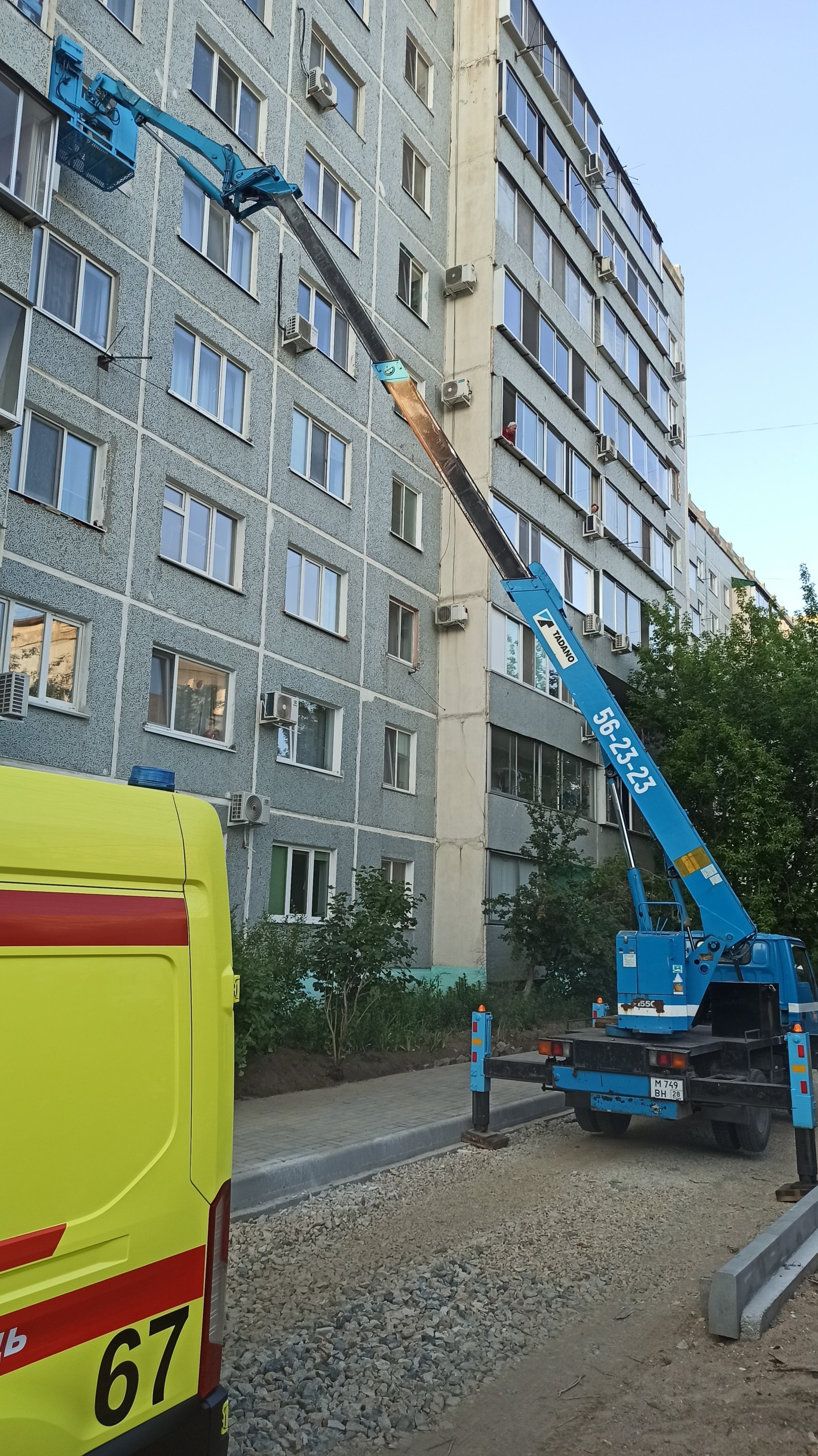 Аренда услуги автовышки