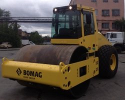 Аренда грунтового вибро катка Bomag