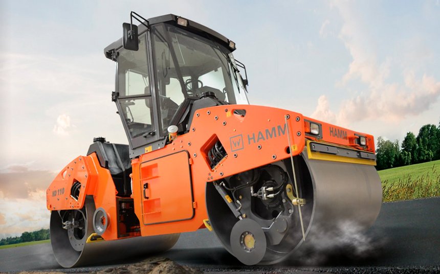 Дорожный каток гладковальцовый HAMM HD 110 / АРЕНДА