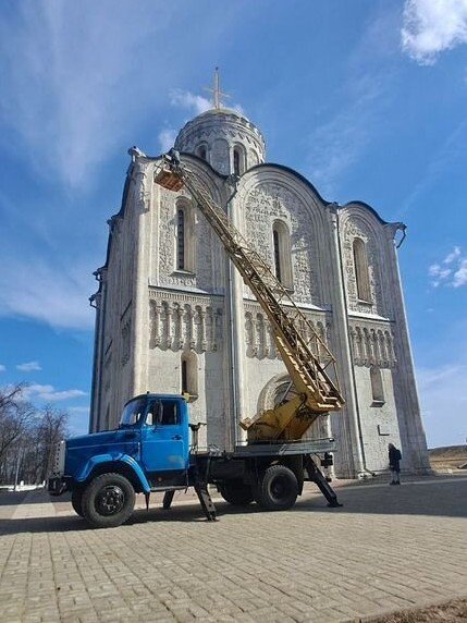 Аренда автовышки 18м телескоп
