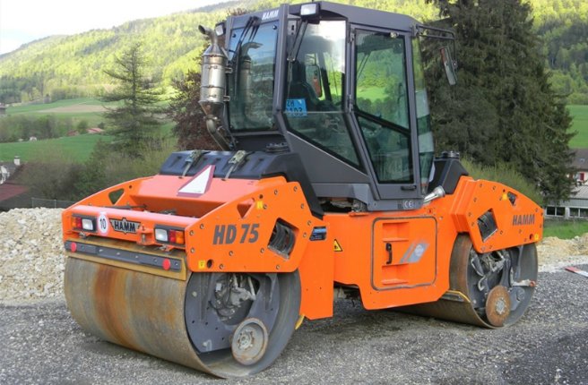 Аренда дорожного катка Hamm HD 75
