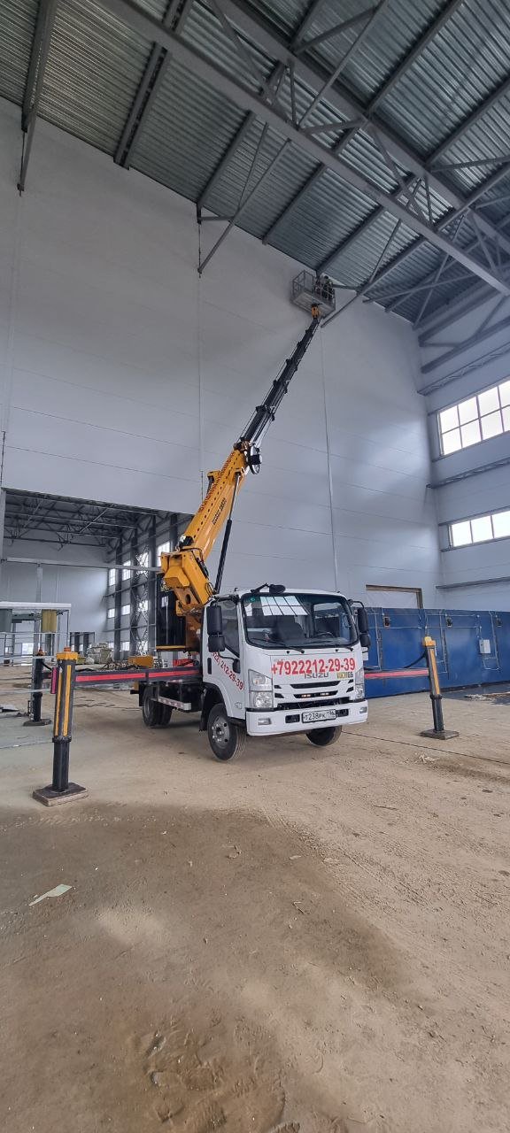 Аренда телескопических автовышек от 15 до 30 м, 300 кг