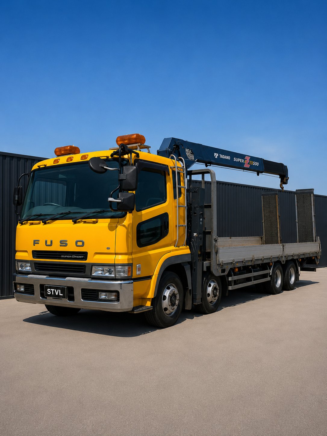 Кран-манипулятор FUSO с установкой Unic 340k на 3 т в аренду