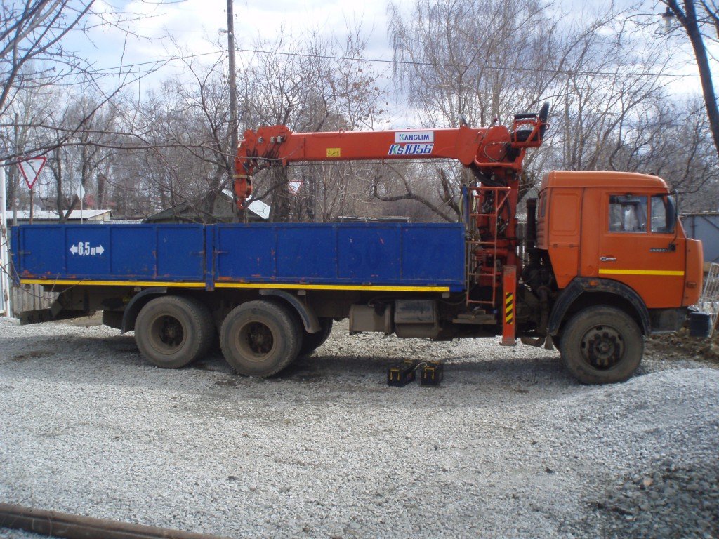 Манипулятор кран 5 тн, борт 12 тн