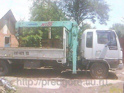 Аренда автоманипулятора Hino недорого, ответственно