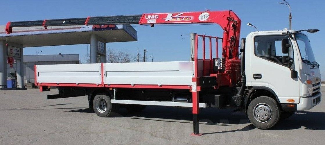 Среднетонажный манипулятор JAC (ДЖАК) N90 автовышка