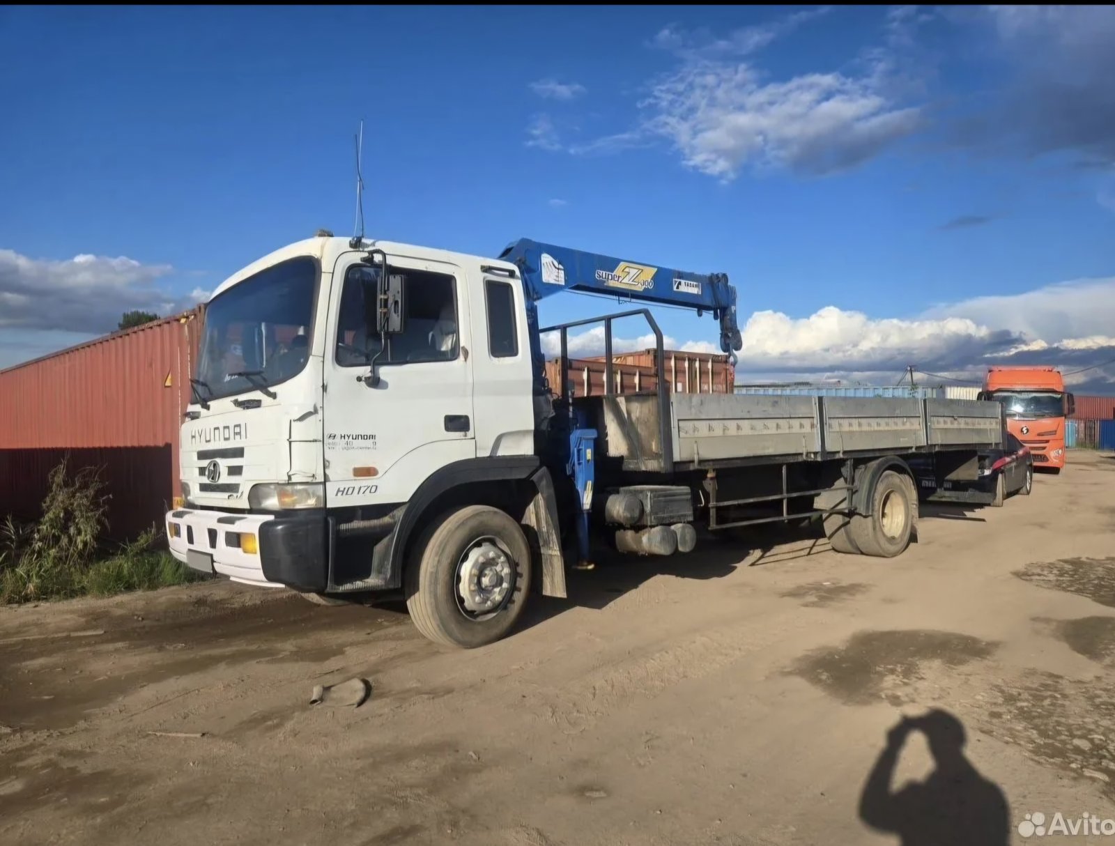Услуги манипулятора Hyundai hd 170, борт 8 тн, стрела 12. 5т