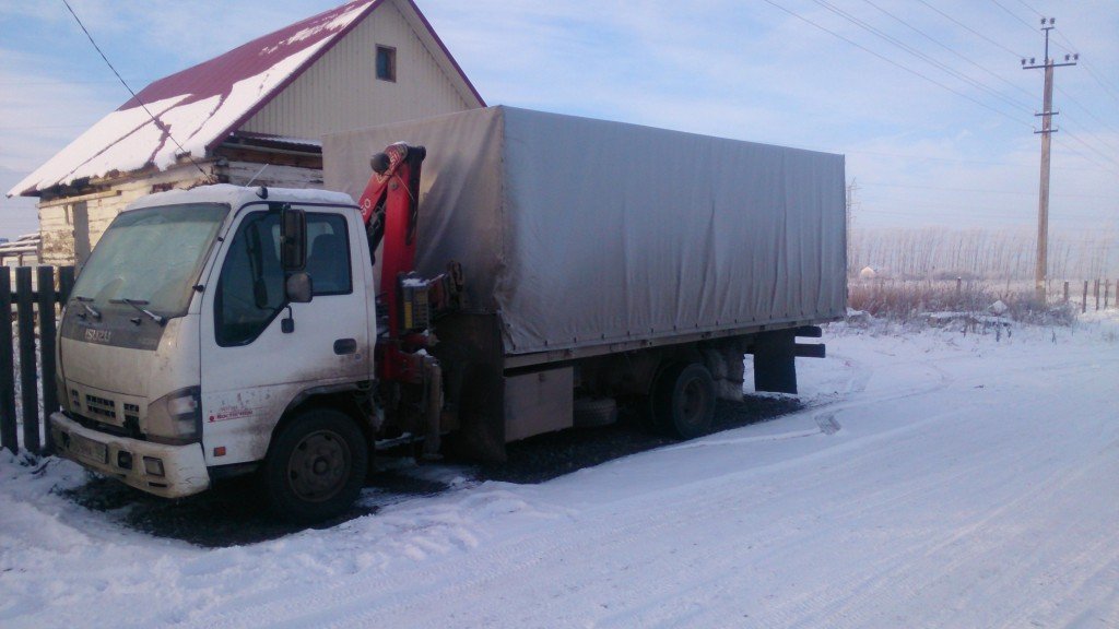 Кран манипулятор борт 5 тонн, кран 2. 5