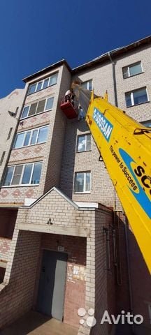 Кран манипулятор-автовышка от собственника
