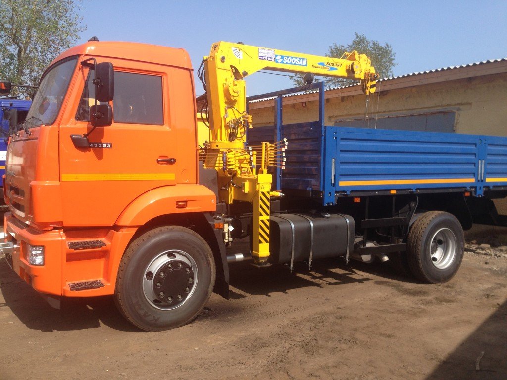 Кран манипулятор автомобильный Камаз