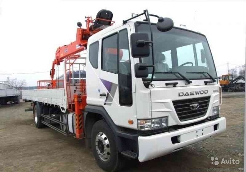 Аренда Кран манипулятор Daewoo Ultra Novus 10т куз