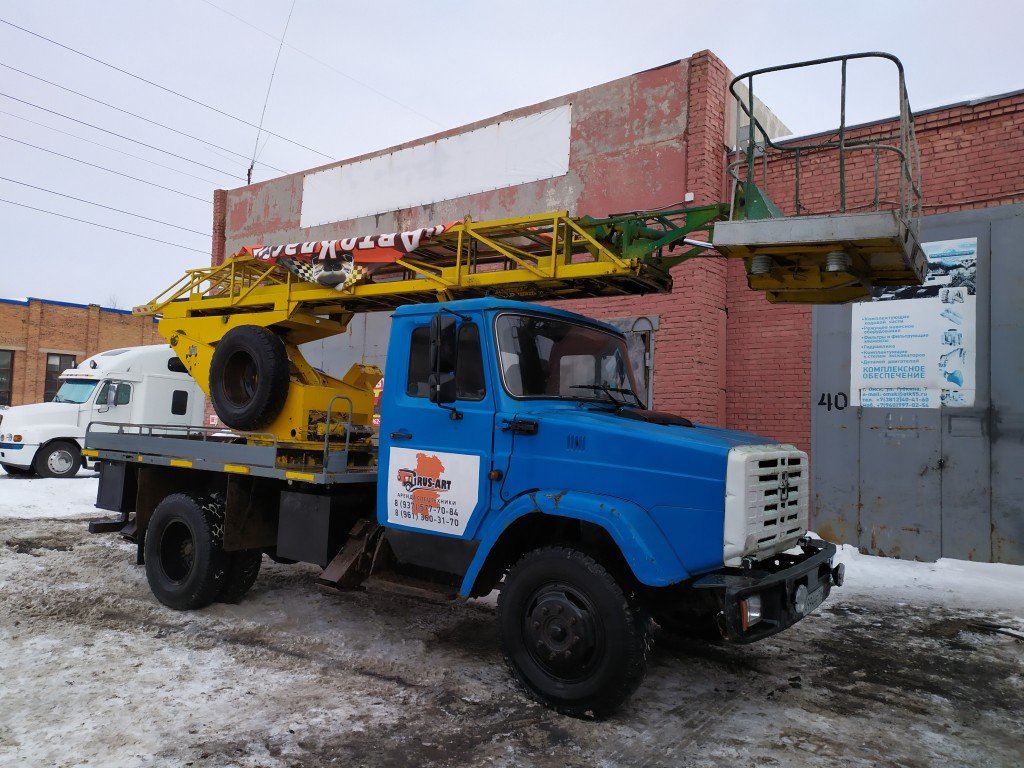 Услуги автовышки. Работа в районах области