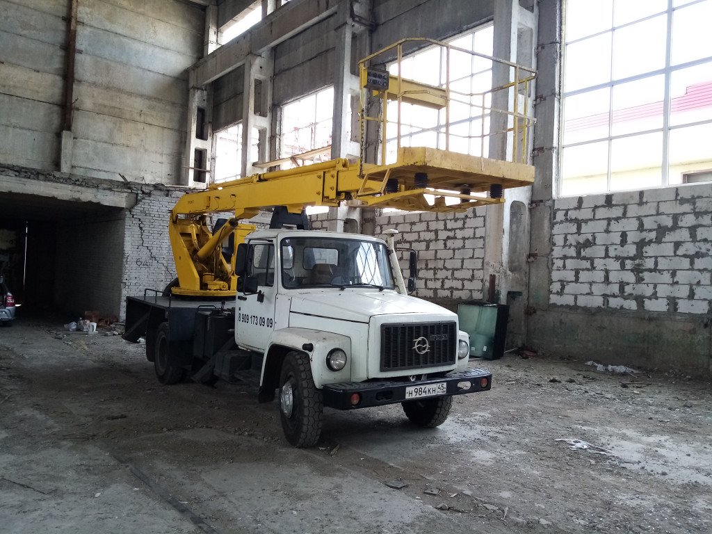 Автовышка для промышленного альпинизма, корзина на двоих