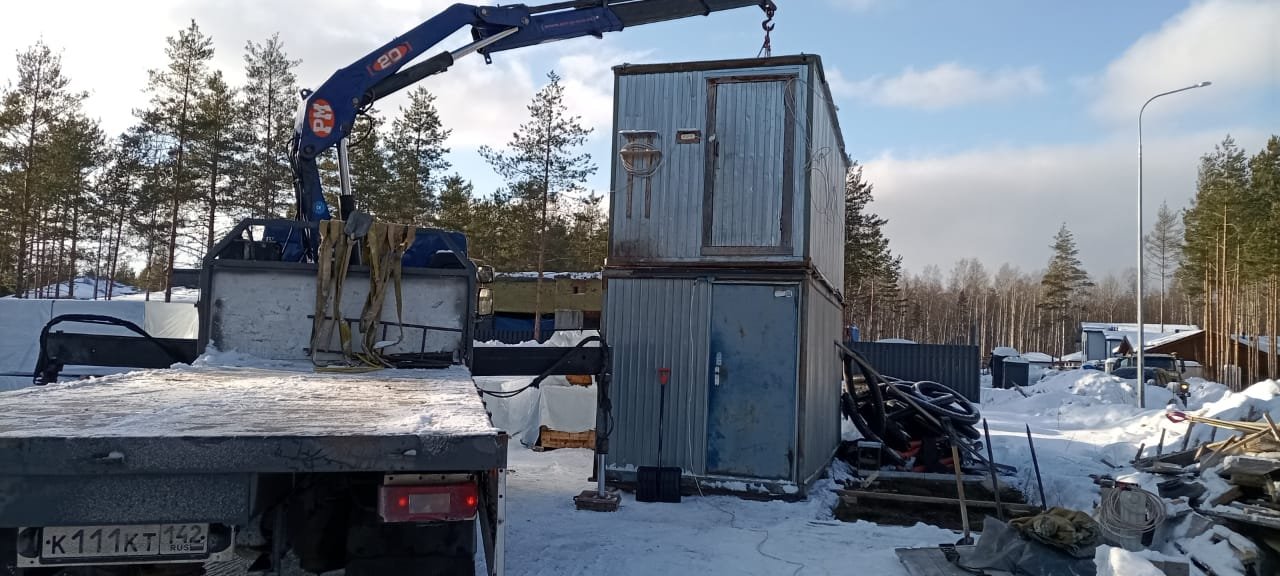 Манипулятор 7 тонн кму, борт 10 тонн, 6 метров