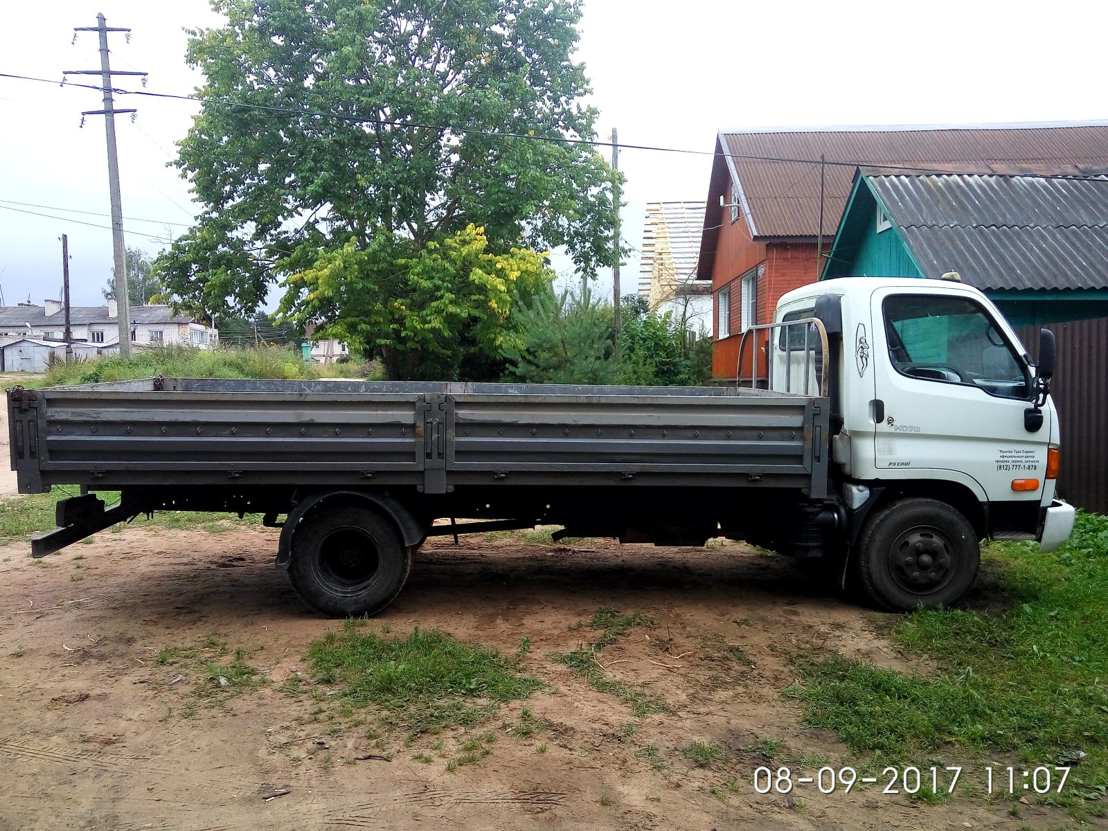 Манипулятор на базе Газ 3309 до 5 т и бортовой Hyundai HD78