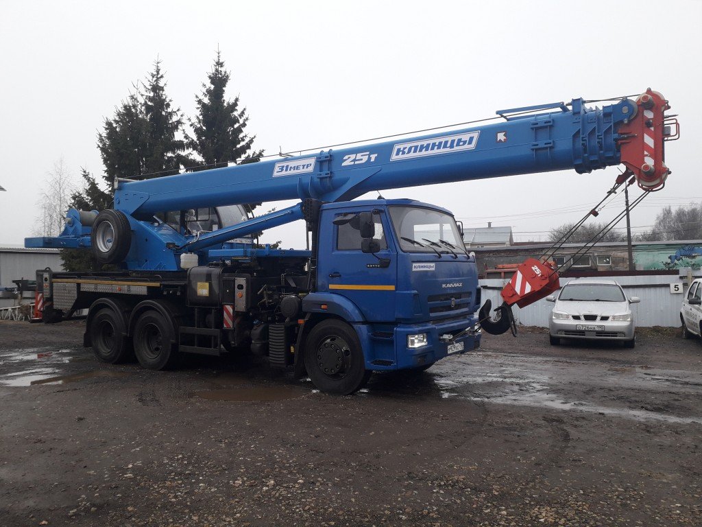 Аренда автокрана 31 м, 16 тонн и 25 тонн
