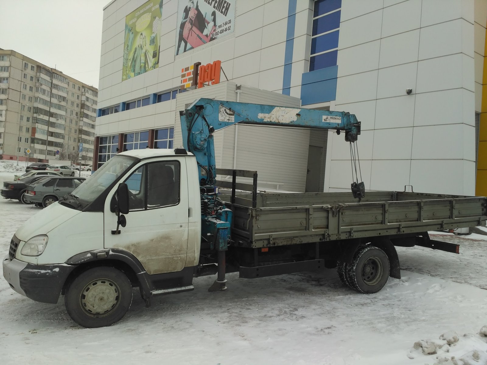 Услуги крана манипулятора