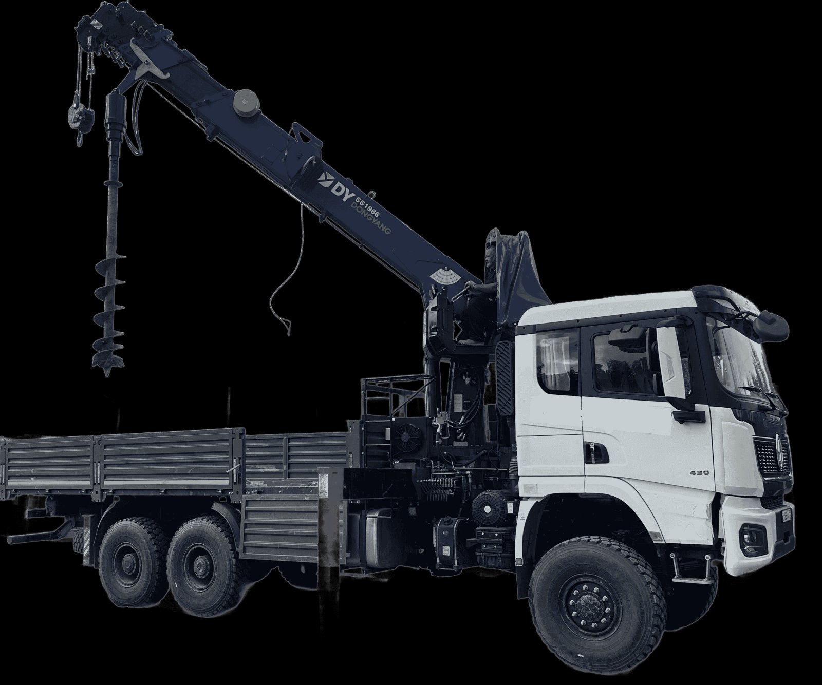 3в1: Манипулятор c бурильной установкой