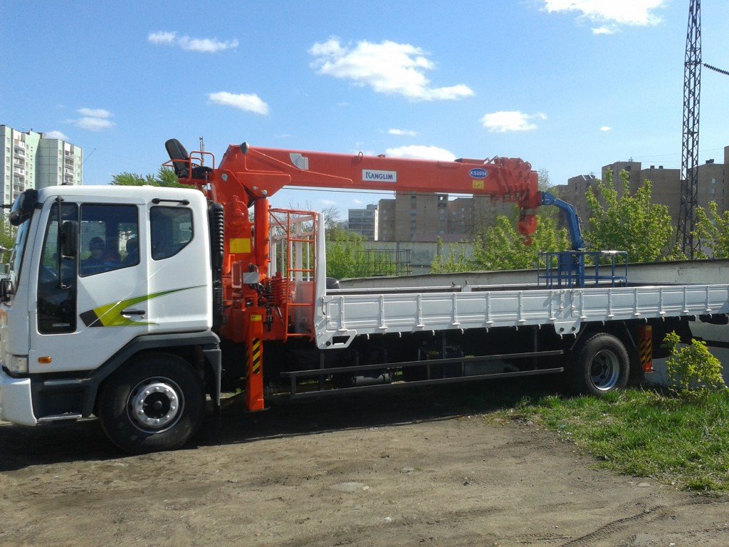 Кран-манипулятор JAC Daewoo NOVUS 8. 5т, стрела 7. 1т, 21м