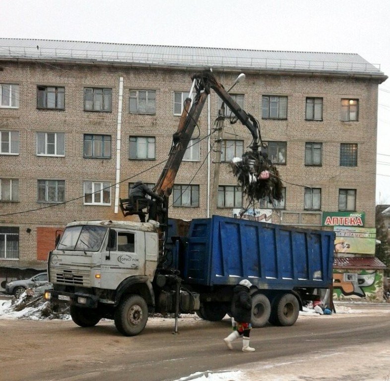 Вывоз металла, мусора. Камаз манипулятор "Ломовоз"