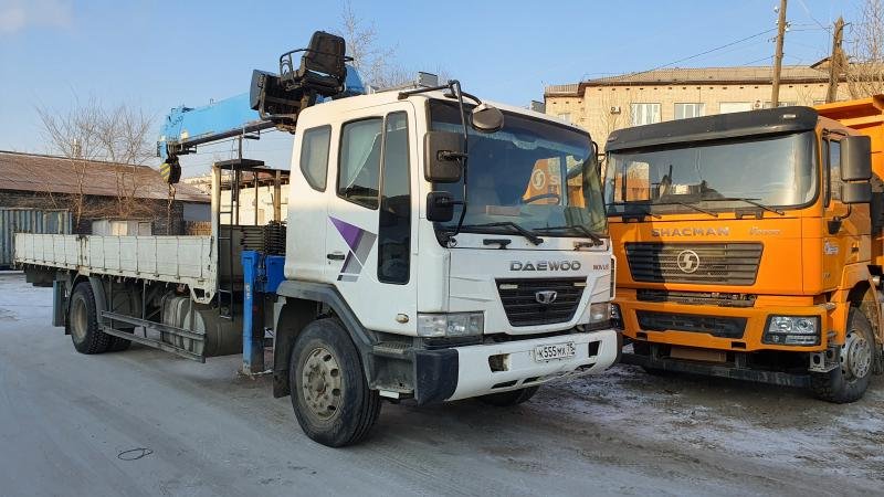 Манипулятор, кран борт в Чите