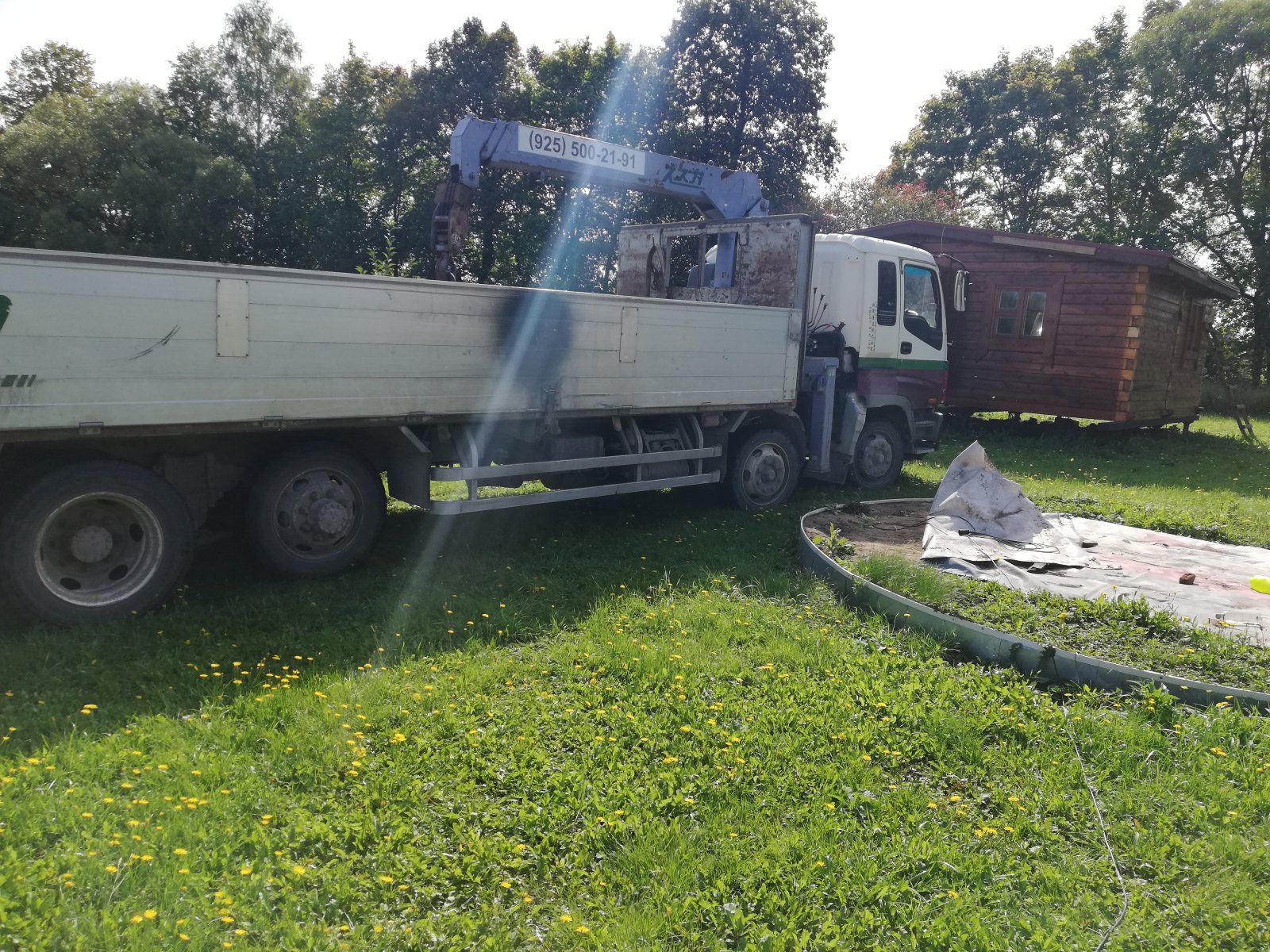 Манипулятор- кран аренда услуги грузоперевозки