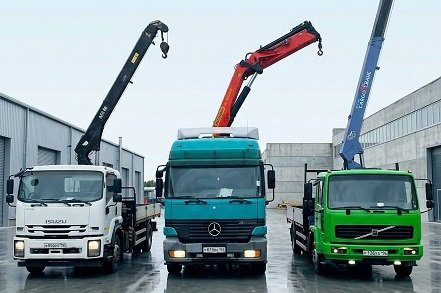 Услуги крана манипуятора Mercedes 10/10 с траверсой