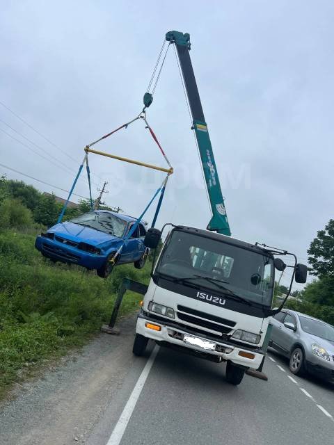 Авто эвакуатор с траверсой манипулятора
