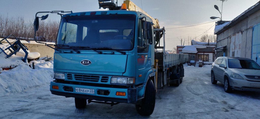 Аренда автоманипулятора KIA для негабарита