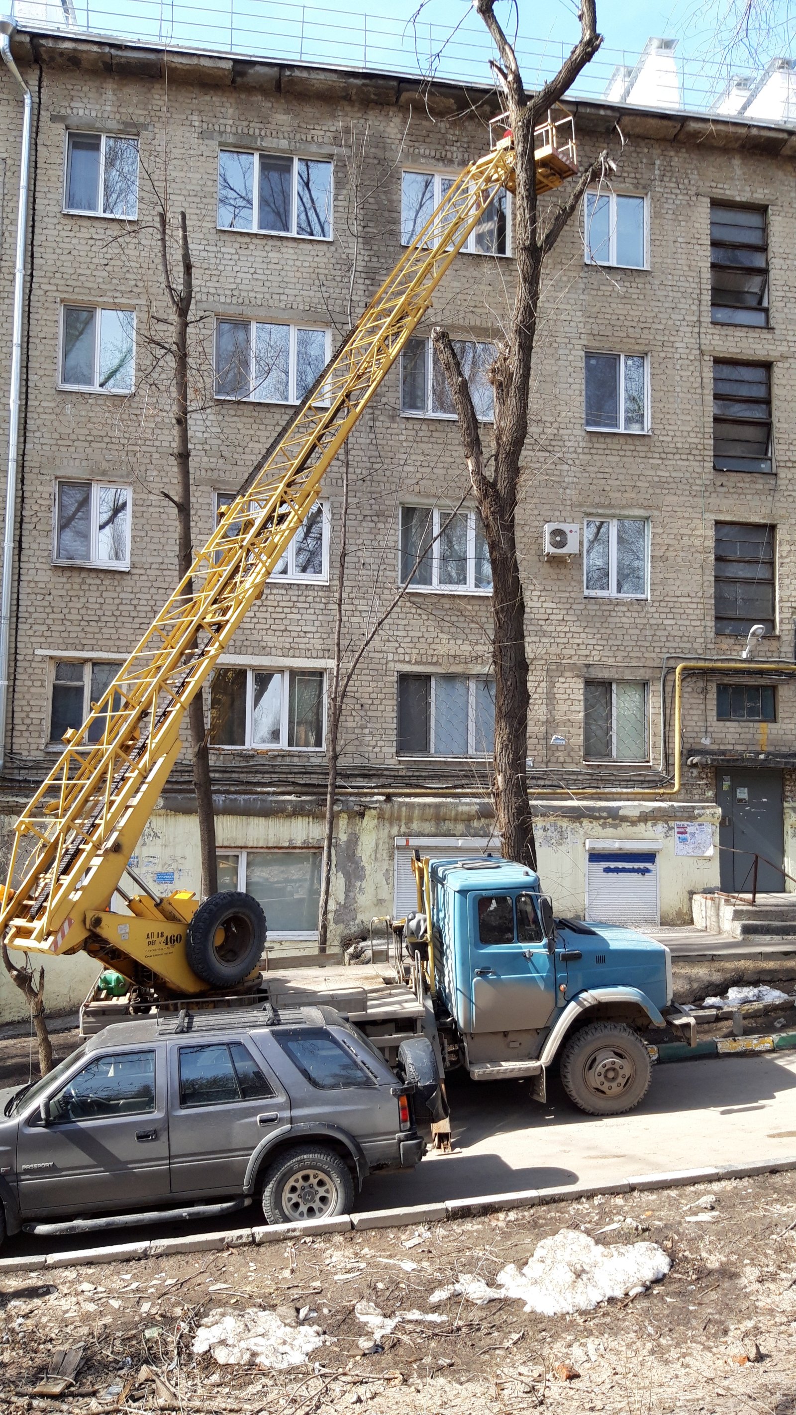 Аренда автовышки. Подъёмные работы