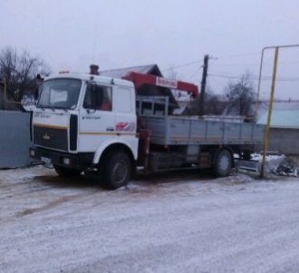 Кран-манипулятор Камаз, кузов 6×2. 4×8м, стрела 8м, 3 тонны