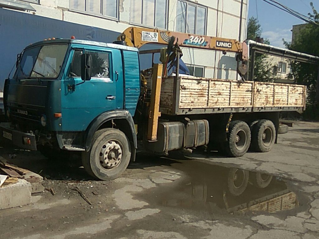 Самопогрузчик Камаз 53212 для ЖБИ, доски, бруса, кирпича