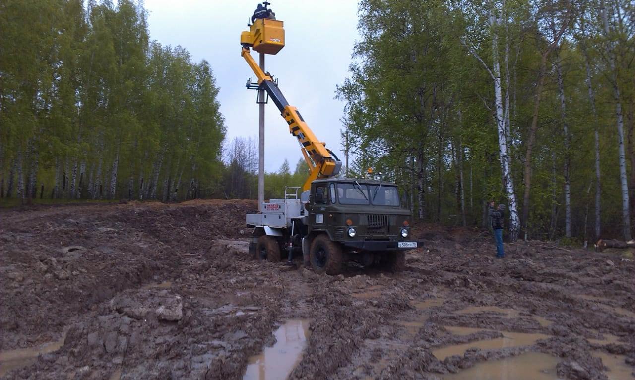 Услуги автовышки- вездехода. Долгосрочная аренда
