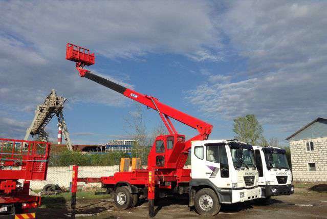 Аренда автовышки / автовышки-площадки, от 15 до 26 м