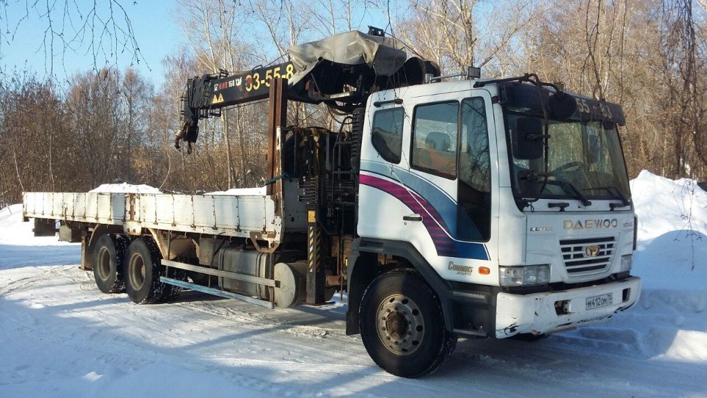 Аренда манипулятора Daewoo, наличный и безналичный расчет